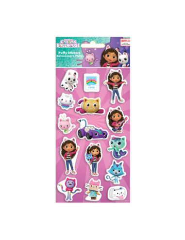 Puffy Stickervel Gabby's Poppenhuis