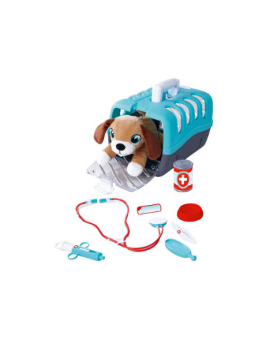 Dierenarts Speelset met Knuffel Hond