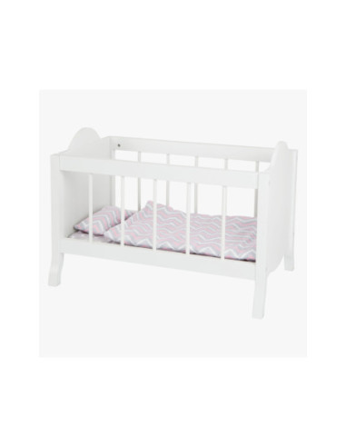 Small Foot - Houten Poppenbed Wit met...