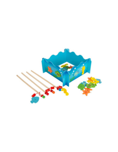Small Foot - Houten Vishengelspel Oceaan