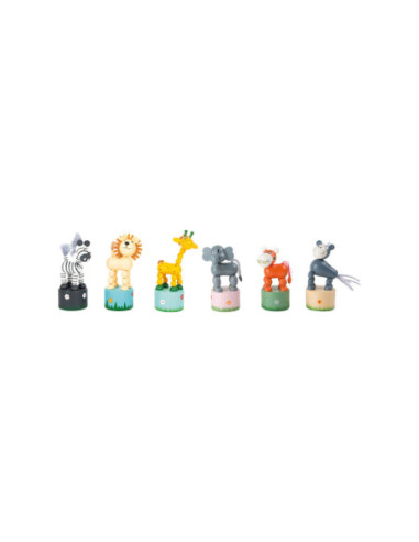 Small Foot - Houten Drukfiguur Wilde...