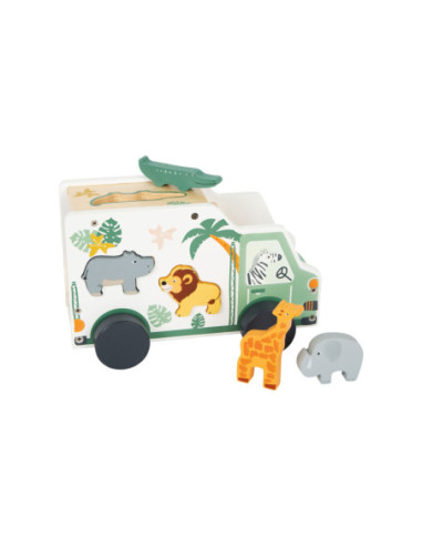 Small Foot - Houten Vormenstoof Jeep...