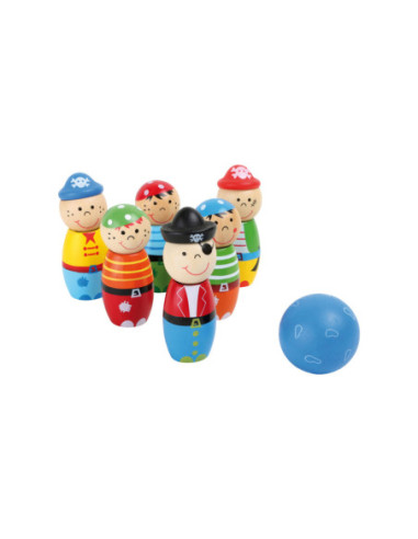 Small Foot - Houten Bowlingset Piraat...