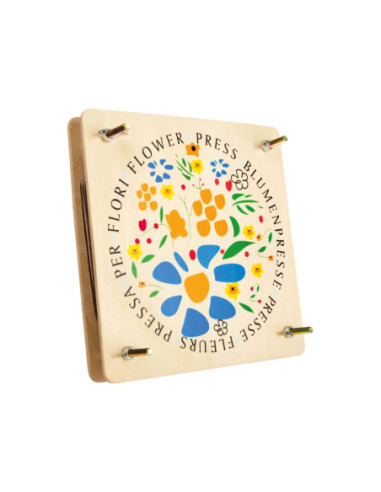 Small Foot - Houten Bloemenpers 18x18cm