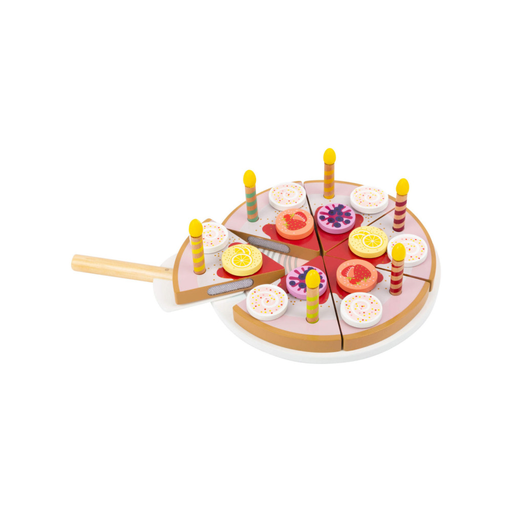 Small Foot - Houten Snij- en Speeleten Verjaardagstaart 26d