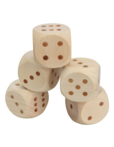 Houten Dobbelspel XL