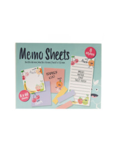 Plaknotities 8 x 60 vellen