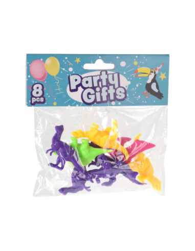 Uitdeelcadeautjes Mini Dino 8st.