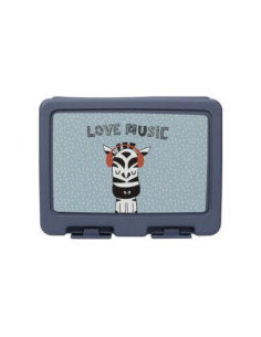 Broodtrommel met Vork - Zebra