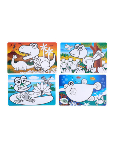 Placemat Dieren Set van 12