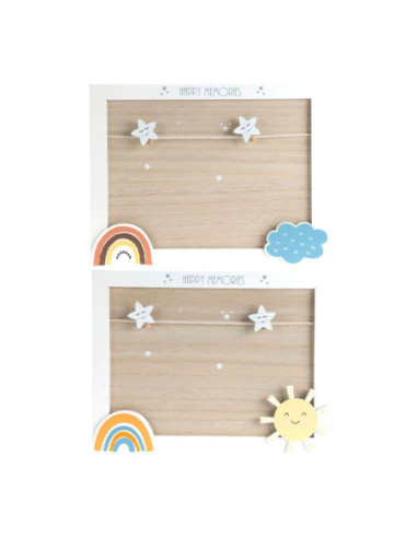 Memobord MDF Regenboog