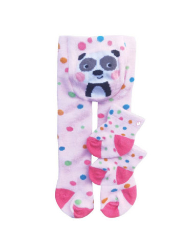 Poppen Panty en sokken Roze 28-35 cm