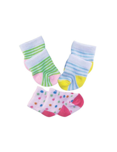 Poppen Sokkken 3 Paar 28-35 cm