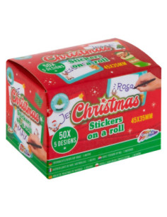 Naamstickers Kerst 50st.