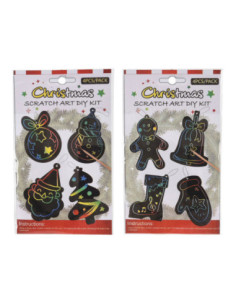 Kraskunst Kersthangers 4st.