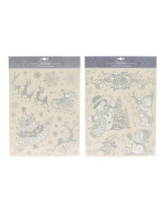 Raamsticker Zilver 42x30cm