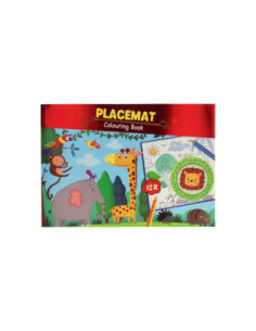 Placemat Kleurboek - Jungle