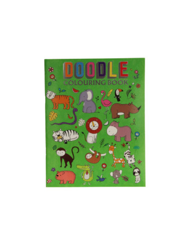 Doodle Kleurboek - Wilde Dieren