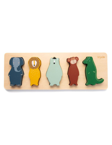 Trixie Houten Vormenpuzzel Dieren