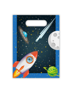 Feestzakjes Raket Ruimte 6st.