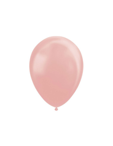 Ballonnen Pearl Rose Goud 30cm 10st.