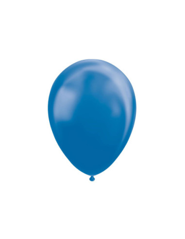 Ballonnen Metallic Blue 30cm 10st.