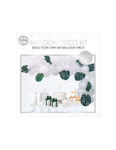 Ballonnen Boog Set Wit