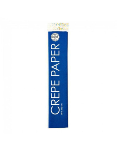 Crepepapier Mariniersblauw 50x250cm