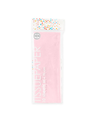 Tissuepapier 10 Vellen Baby Roze 50x70cm