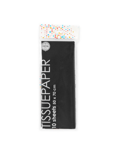 Tissuepapier 10 Vellen Zwart 50x70cm