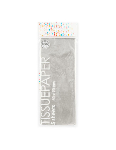 Tissuepapier 10 Vellen Zilver 50x70cm