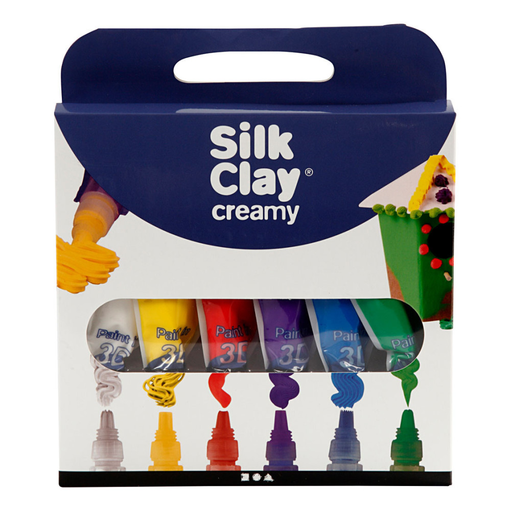 Silk Clay Creamy Standaard Kleuren 6x35ml