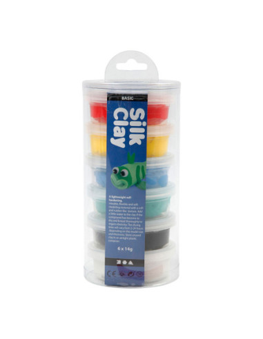 Silk Clay Standaard Kleuren 6x14gr.