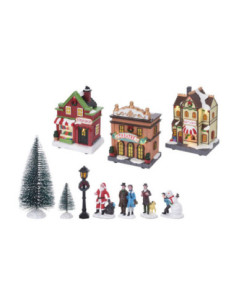 Kerstdorp met Led set...