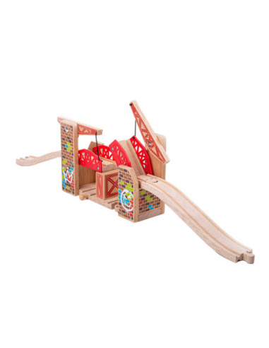 Bigjigs Houten Rails Dubbele Liftbrug...