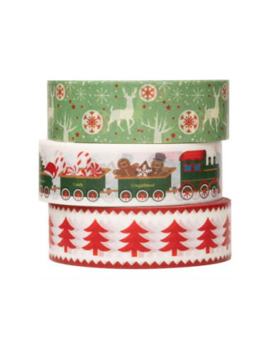 Colorations - Washi Tape Kerst 3...