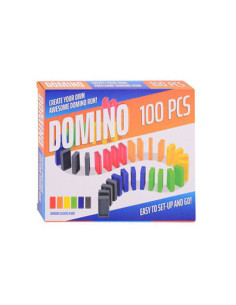 Gekleurde Dominostenen 100dlg.