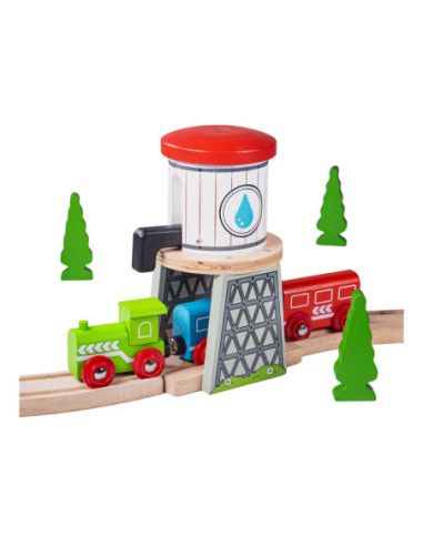 Bigjigs Houten Rails Watertoren