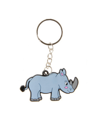 Sleutelhanger Wilde Dieren Neushoorn