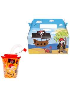 Menubox Met Beker Piraat