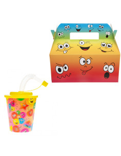 Menubox Met Beker Lachgezicht