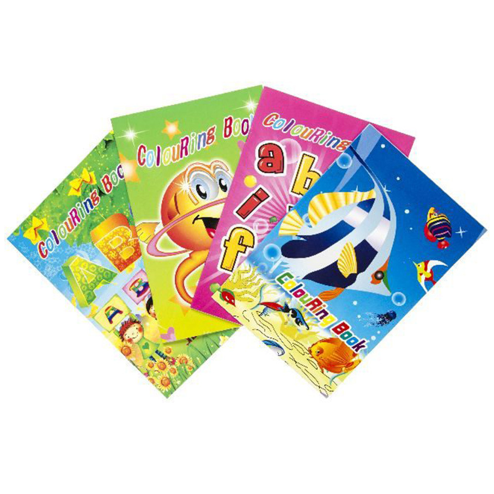 Kleurboek Met Stickers Groot 12st.