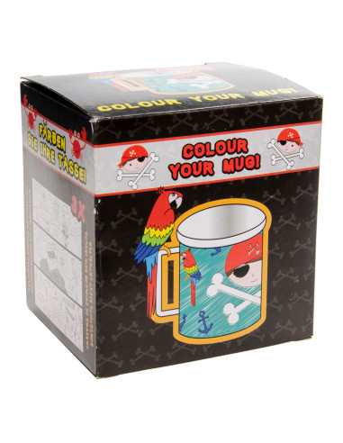 Kleur je Eigen Mok Piraat 36st.