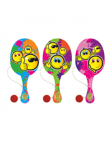 Houten Racket met Bal aan Koord...