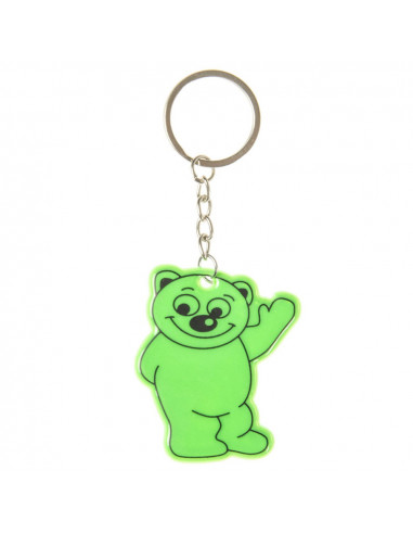 Sleutelhanger Fluoriserende Beer 12st.