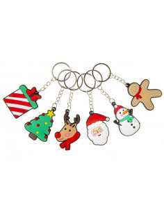 Sleutelhanger Kerst 48st.