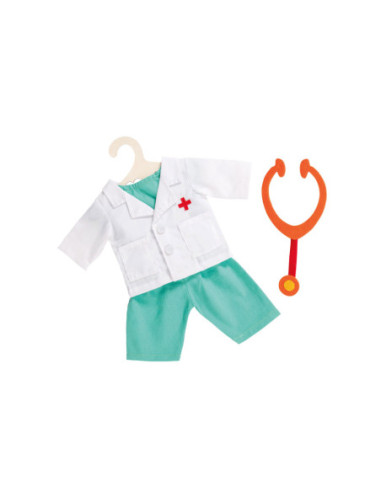 Poppen Doktersoutfit met Stethoscoop...