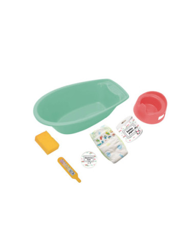 Poppenbad Pinguin met Accessoires