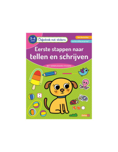 Oefenboek met Stickers - Tellen en...