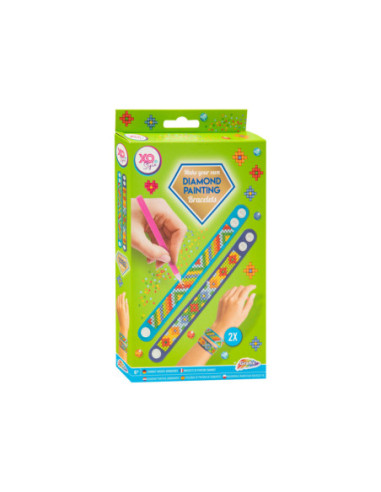 Diamond Painting Armbanden Groen 2st.